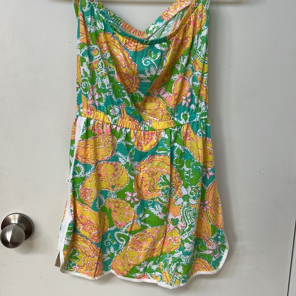 Lily Pulitzer strapless romper - Picture 2 of 3